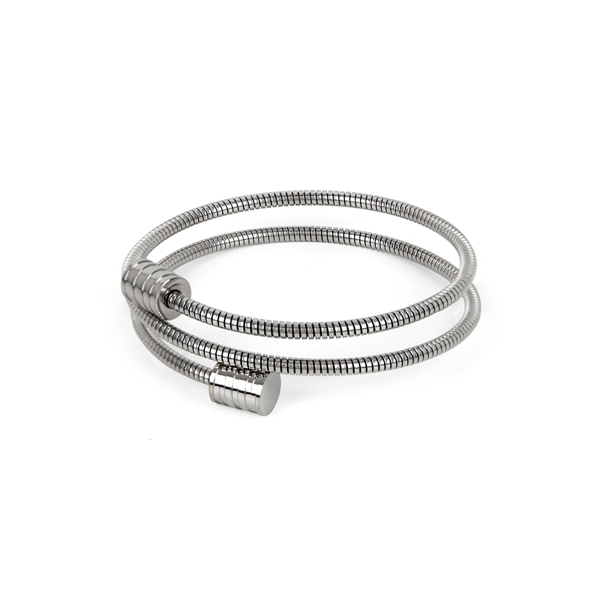 Bransoletka Twister Bangle - Srebrna