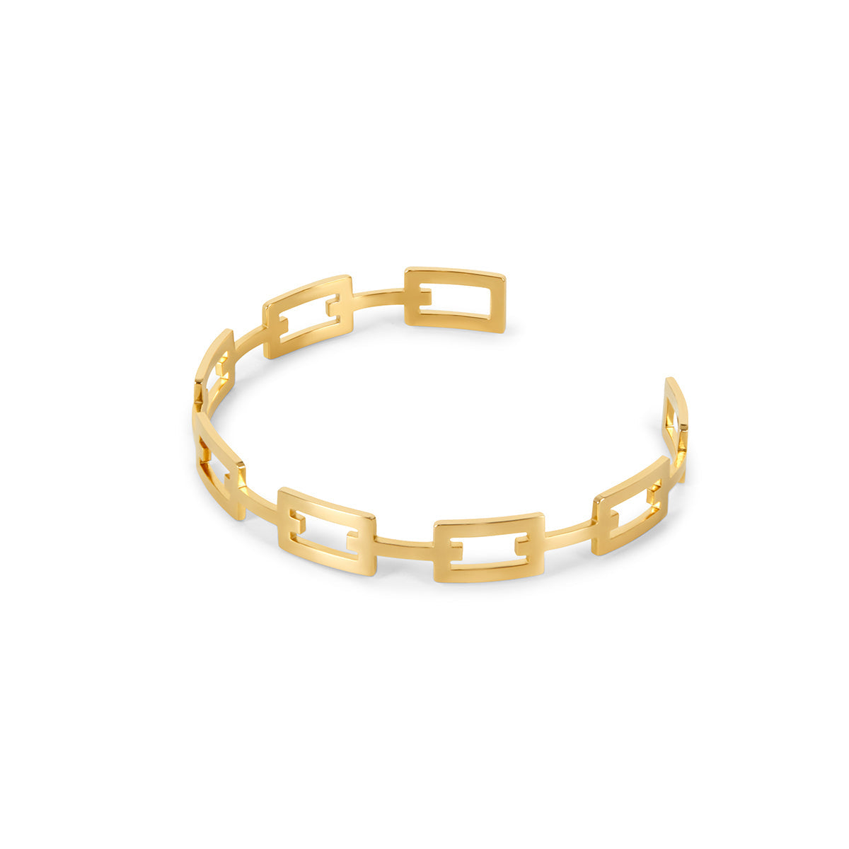 Bransoletka Geometric Bangle - Złota
