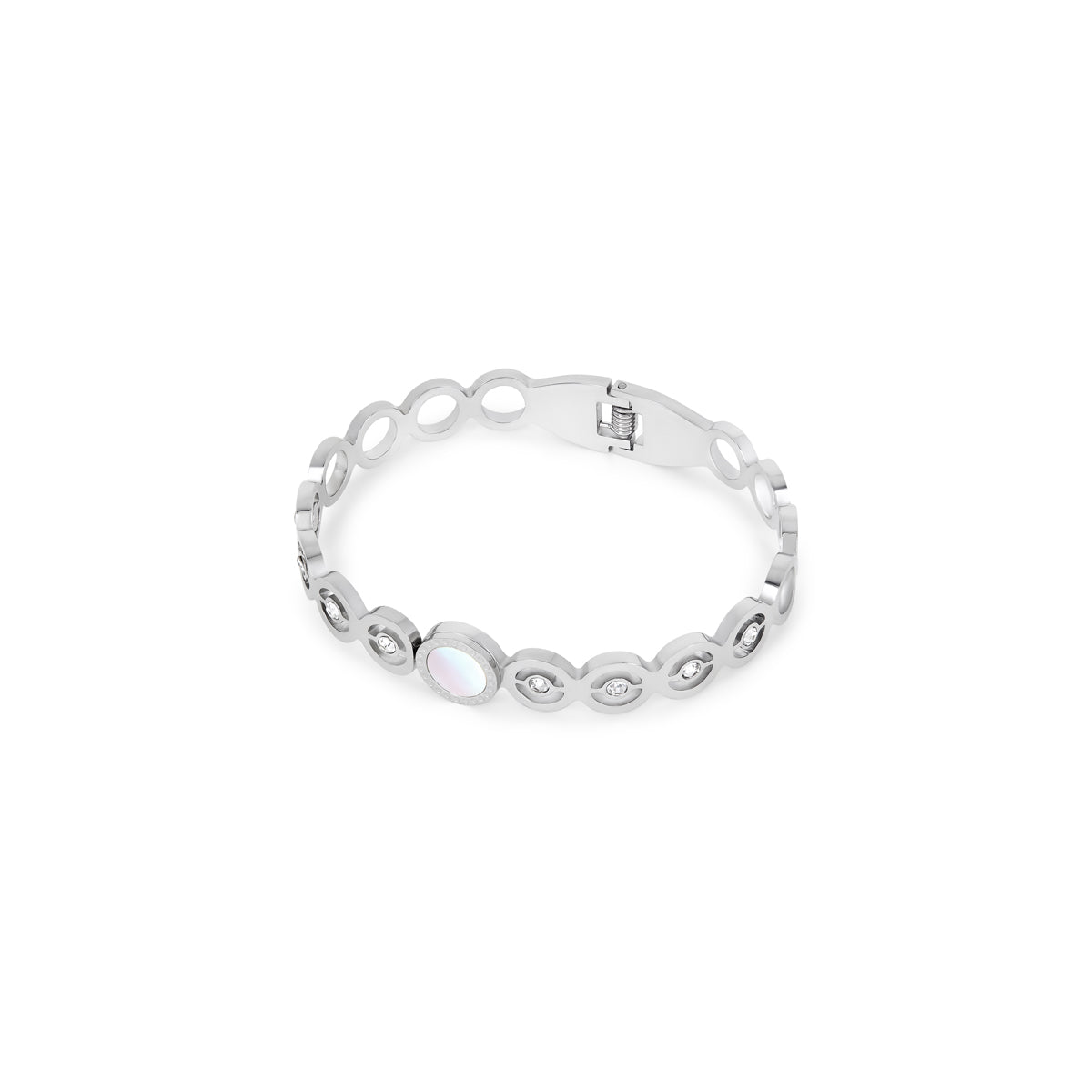 Bransoletka Bangle Stone Hive - Srebrna