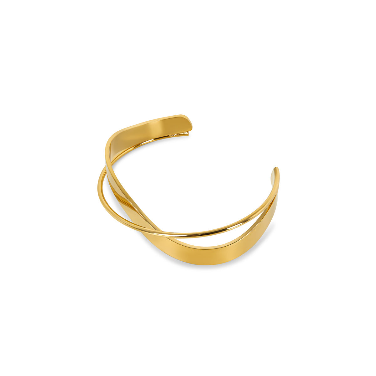 Bransoletka Bangle Intertwine - Złota