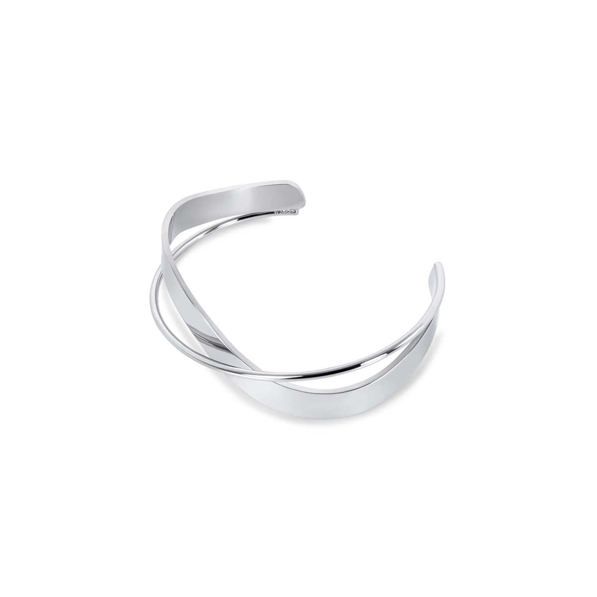 Bransoletka Bangle Intertwine - Srebrna