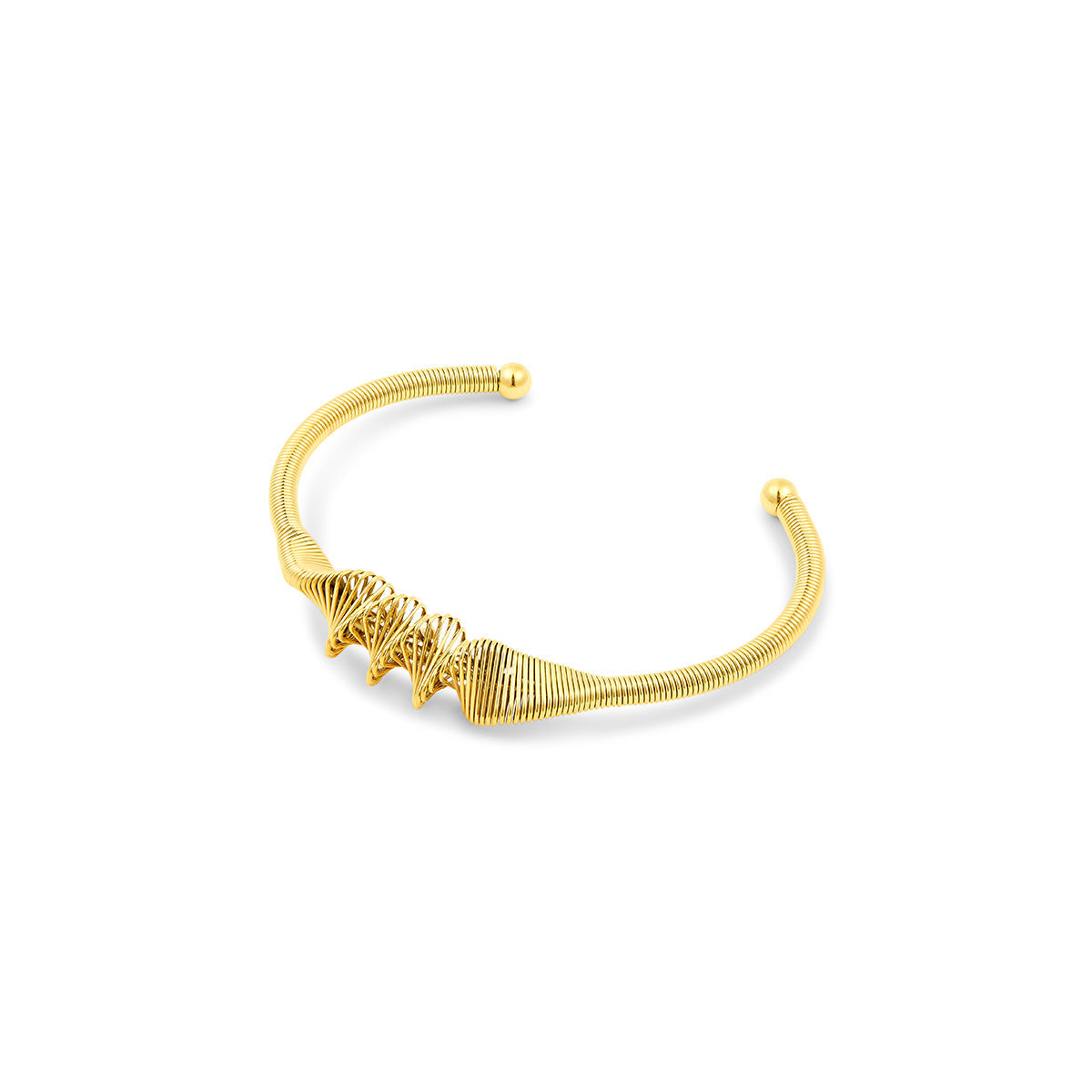 Bransoletka Wave Bangle - Złota