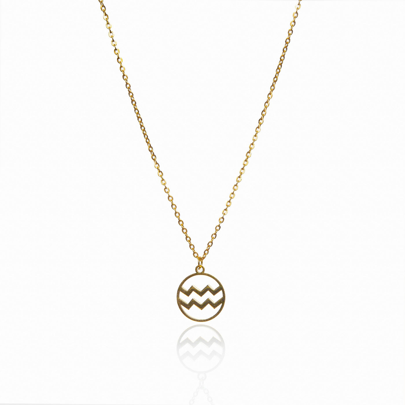 Naszyjnik z Wisiorkiem Zodiakalnym - Złoty