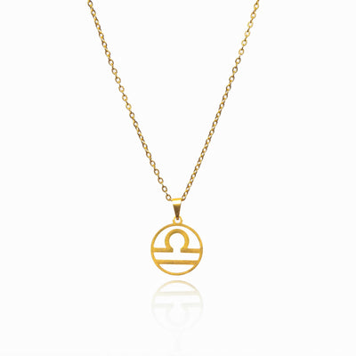 Naszyjnik z Wisiorkiem Zodiakalnym - Złoty
