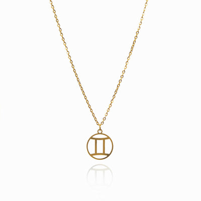 Naszyjnik z Wisiorkiem Zodiakalnym - Złoty