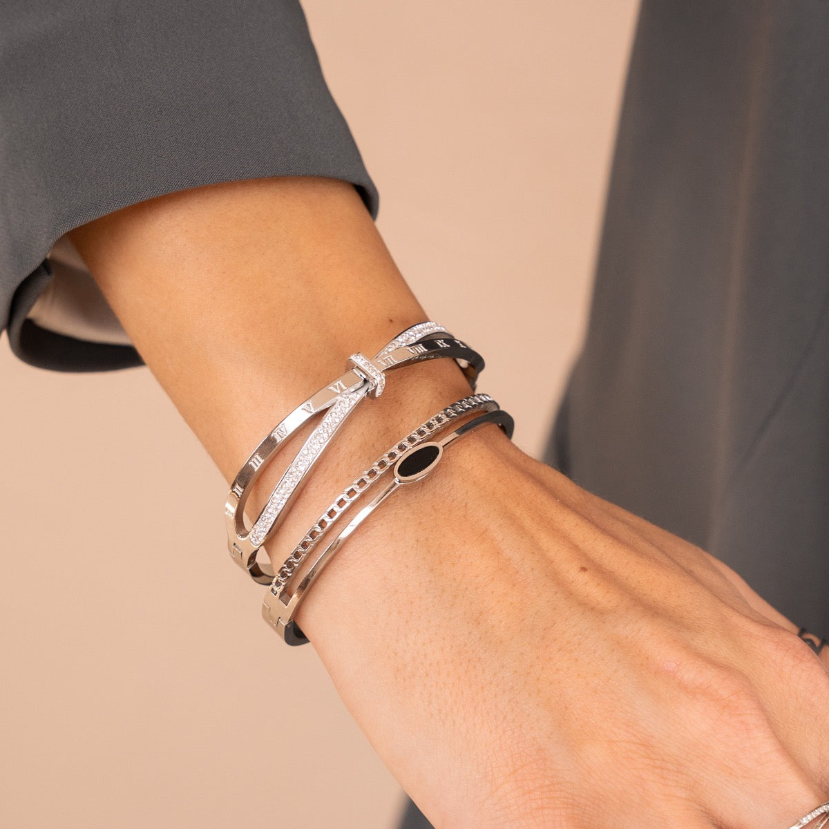 Bransoletka Riviera Bangle - Srebrna