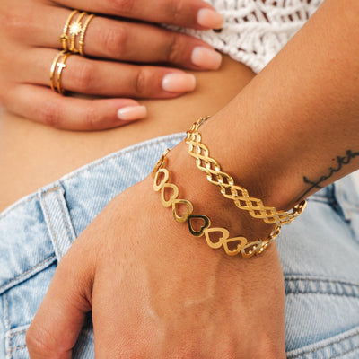 Bransoletka Bangle Tahiti - Złota