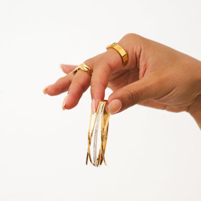Bransoletka Bangle Florence - Złota