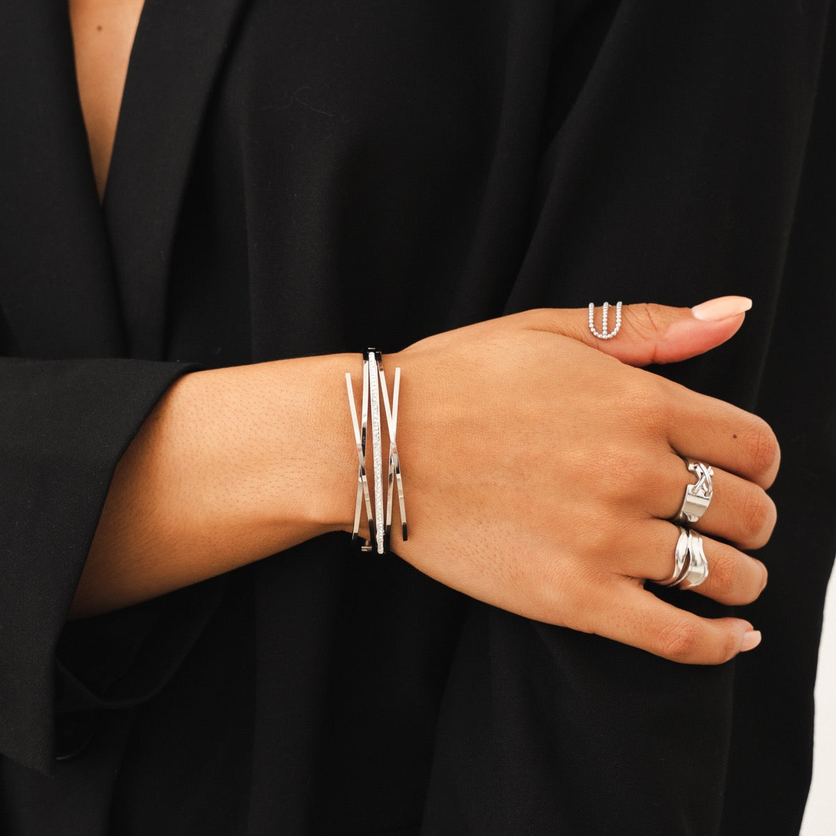 Bransoletka Bangle Florence - Srebrna