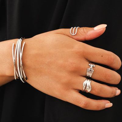 Bransoletka Bangle Florence - Srebrna