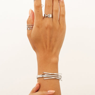 Bransoletka Bangle Florence - Srebrna