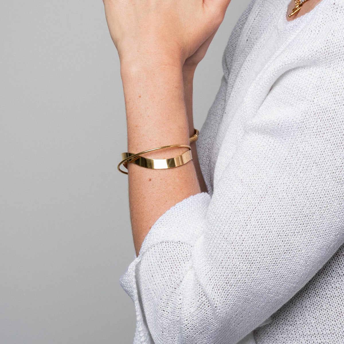 Bransoletka Bangle Intertwine - Złota