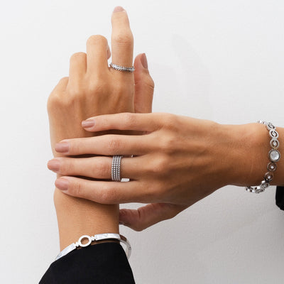 Bransoletka Aura Bangle - Srebrna