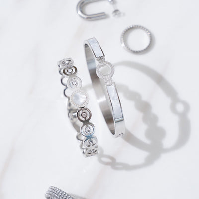 Bransoletka Aura Bangle - Srebrna