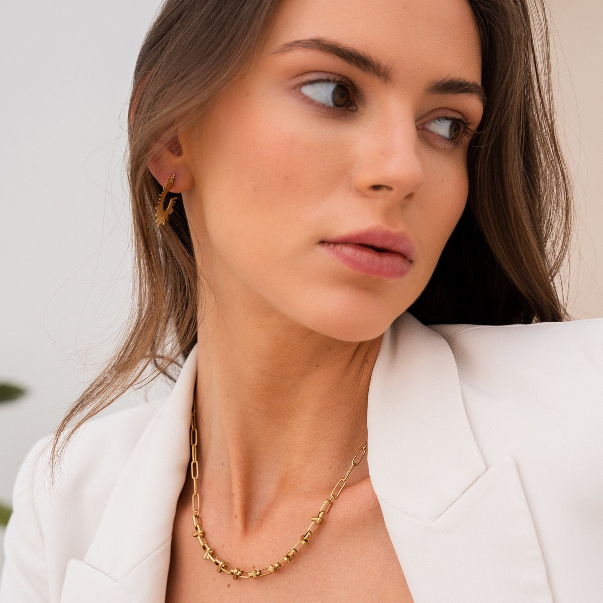 Naszyjnik Choker Cairo - Złoty